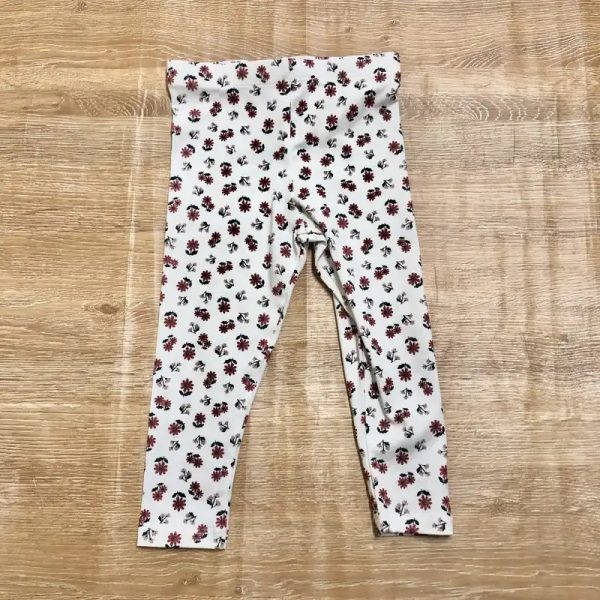 Leggins con flores rojas