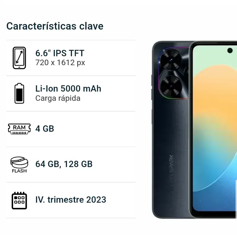 Celular Tecno Spark Go 1