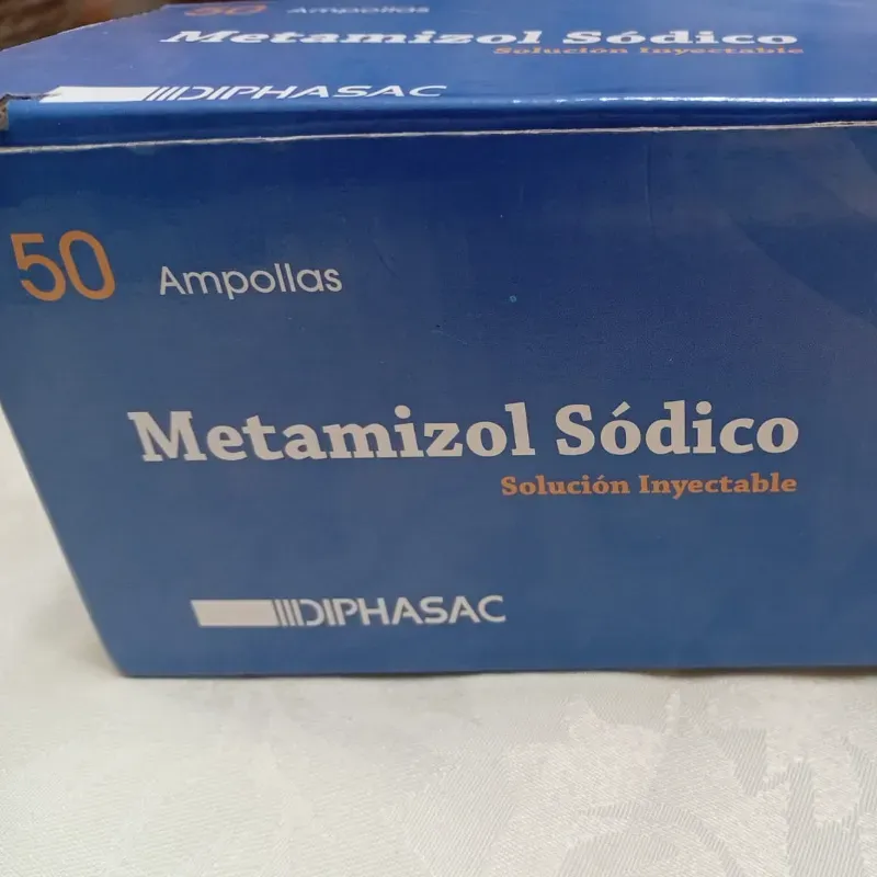  Metamizol Sódico Inyectable (Dipirona) (1 bulbo de 1g/2 ml)