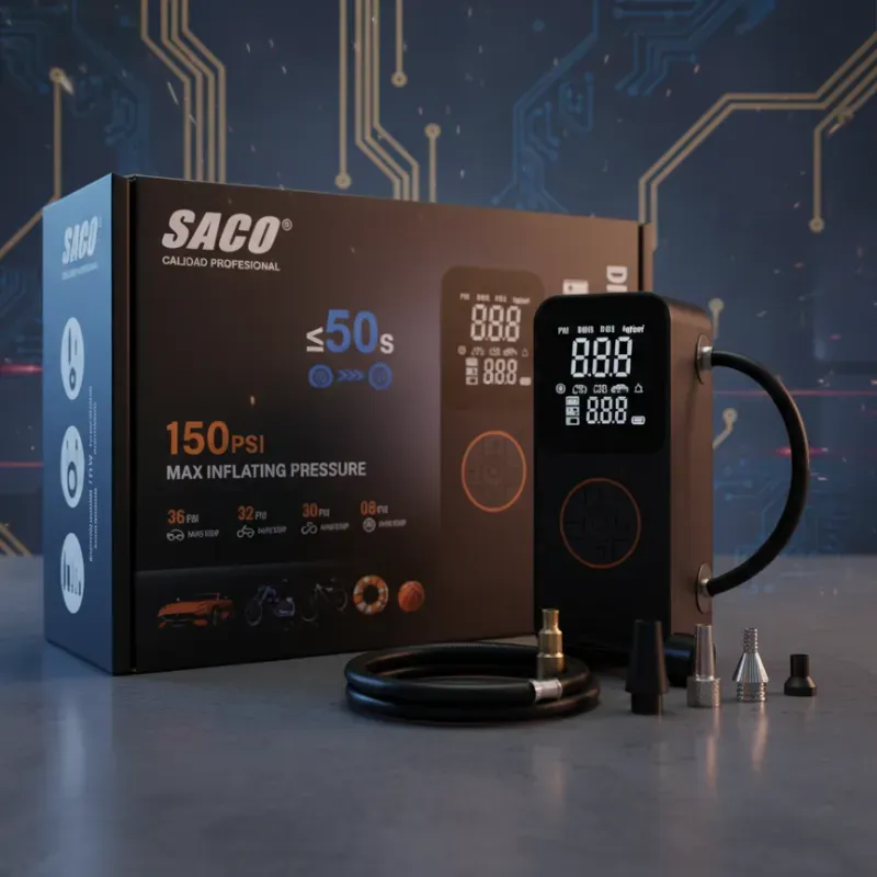 Inflador de Neumáticos Digital Portátil (o Compresor de Aire Inalámbrico) (60 usd)