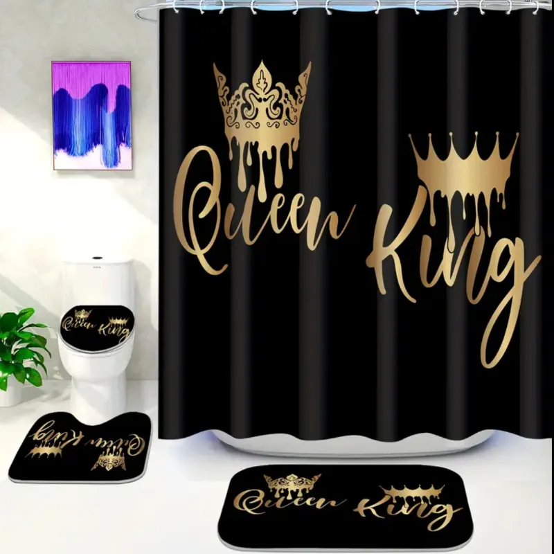 1 pieza/4 piezas Cortina de Ducha