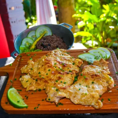 Completa bistec de Cerdo