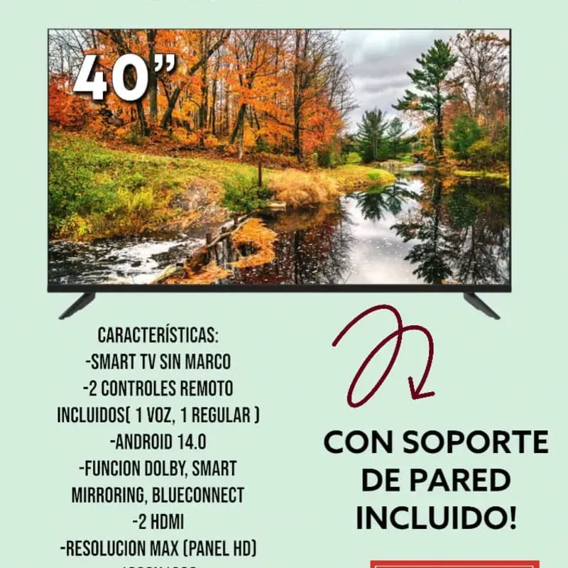 Tv premier de 40pulgadas