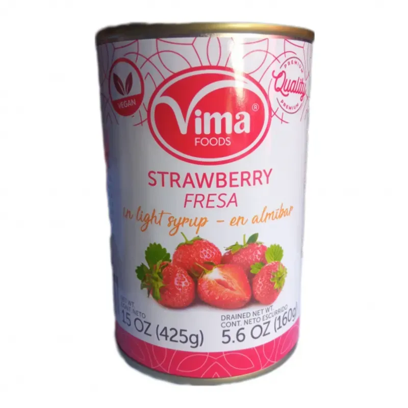 Fresas en almíbar vima 425g