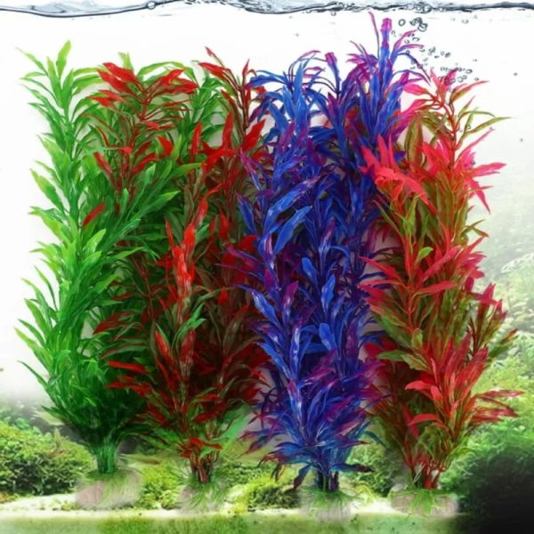 Plantas Artificiales Variadas para peceras