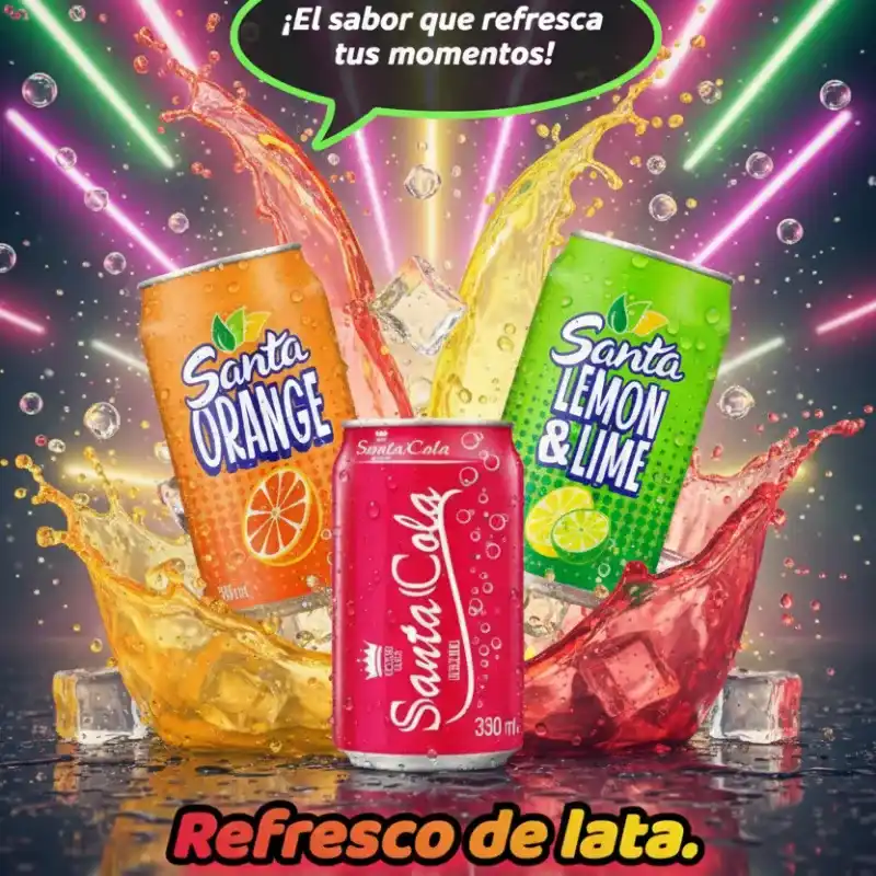 Refresco de lata .