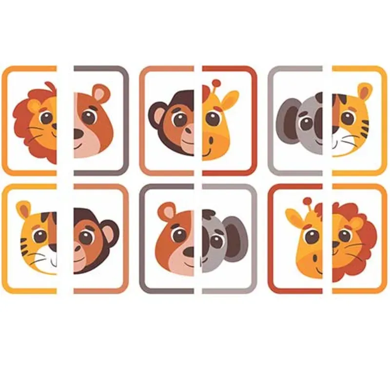 Rompecabeza animales en pvc