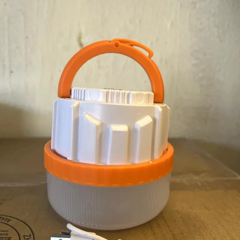 IMAGE-Bombilla LED Solar Recargable USB Larga(sin panel solar), Para Camping, Apagones, Hogar