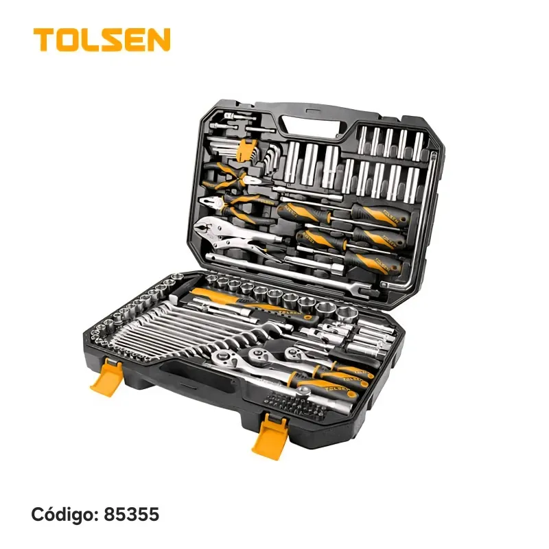 Juego de llaves de vaso y herramientas de 137 piezas