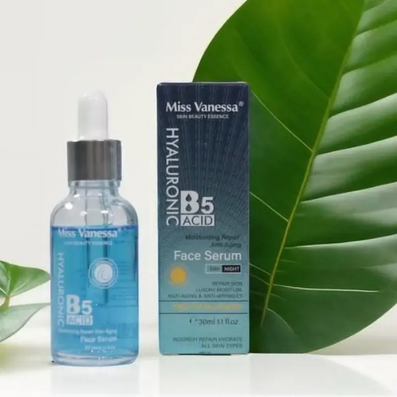Serum Miss Vanessa con ácido hialurónico y vitamina B5