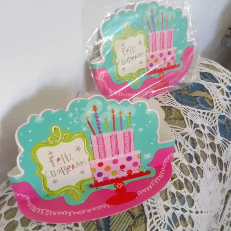 Visera para cumpleaños