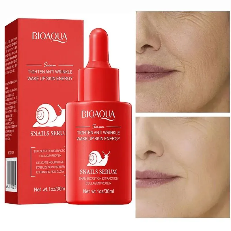 SERUMS FACIAL DE CARACOL ANTIARRUGAS DE COLÁGENO BIOAQUA 30ML