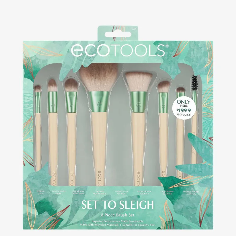  Set de Brochas EcoTools  (8 piezas)