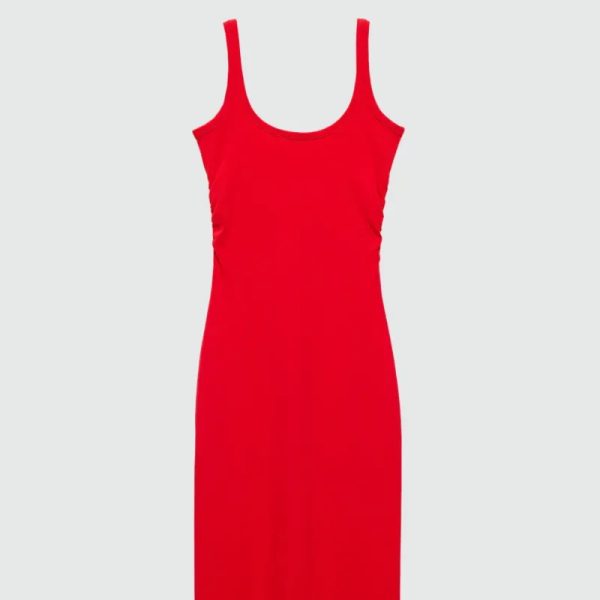 Vestido midi tirantes