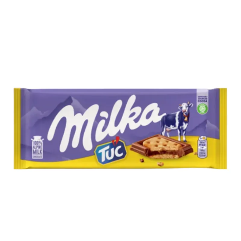Tableta de Chocolate Milka Sandwich TUC