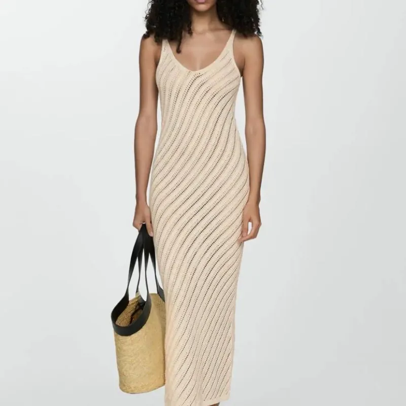 Vestido de playa croché
