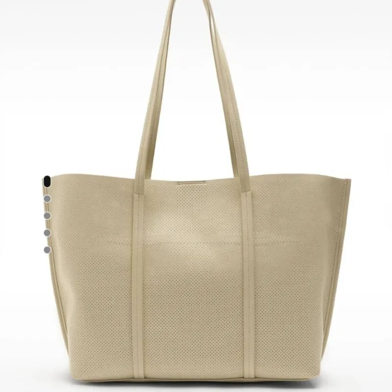 Bolso crema grande