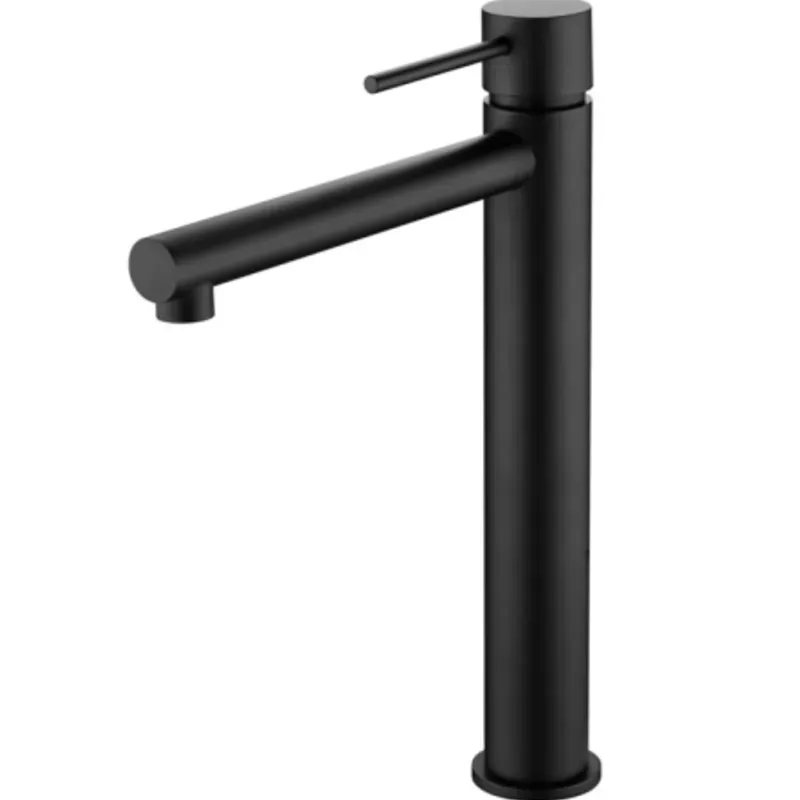 Monomando lavabo alto modelo MILOS acabado negro mate 4291101604