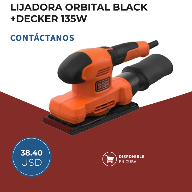 Lijadora orbital BLACK+DECKER