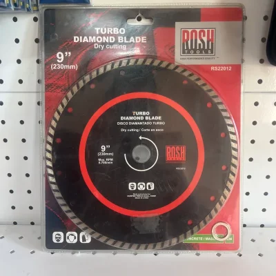 Disco diamantado corte seco 9¨