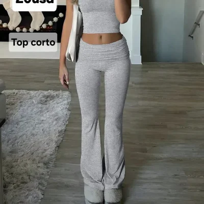 Conjunto Mujer Gris