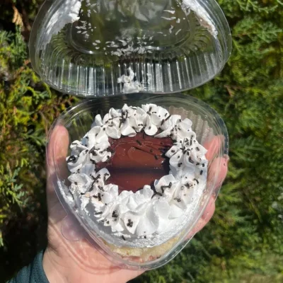 Minitarta de Nutella y nata