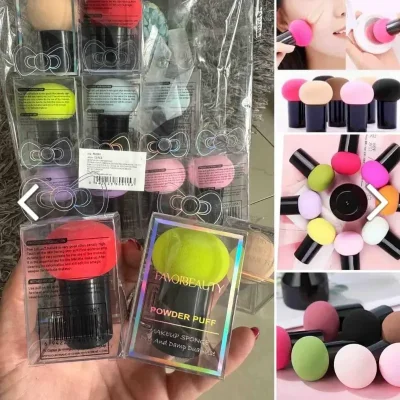 ‼️Esponja de maquillaje con mango‼️
