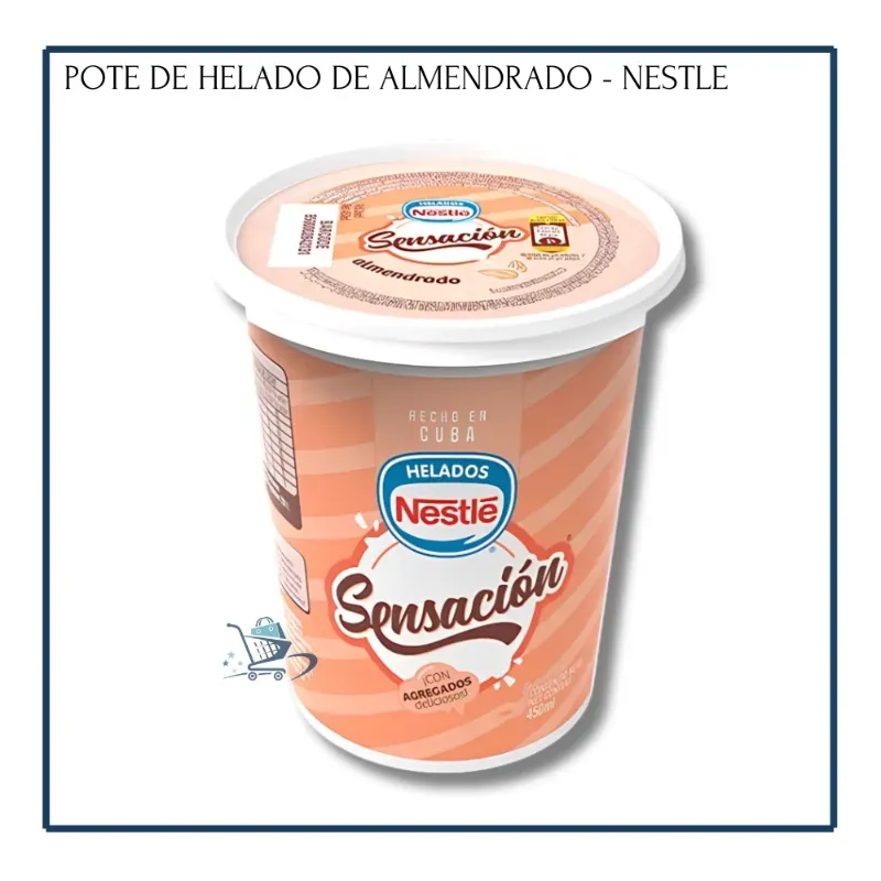 Pote de Helado Almendrado - Nestlé (450ml)