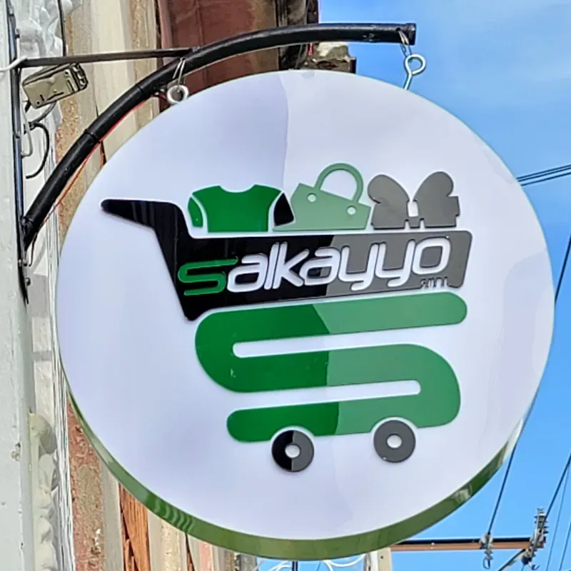 Cartel lumínico acrílico