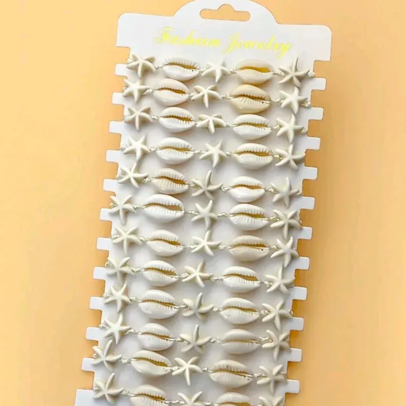 Pulseras de caracoles