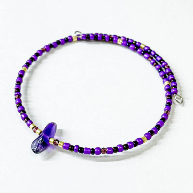 Pulsera con piedra amatista