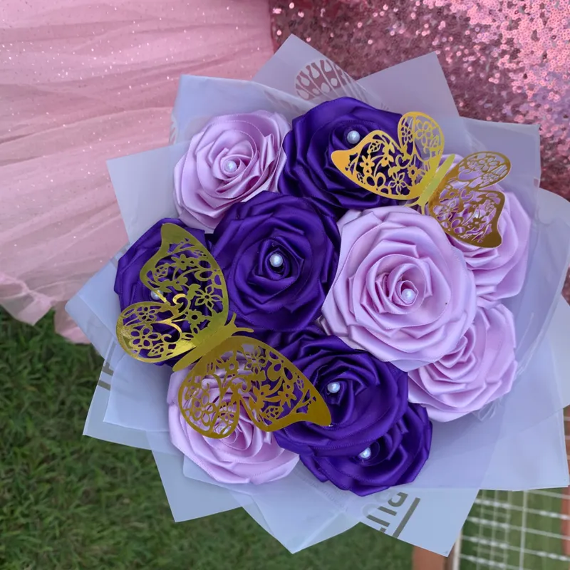 Rosas eternas moradas alternas