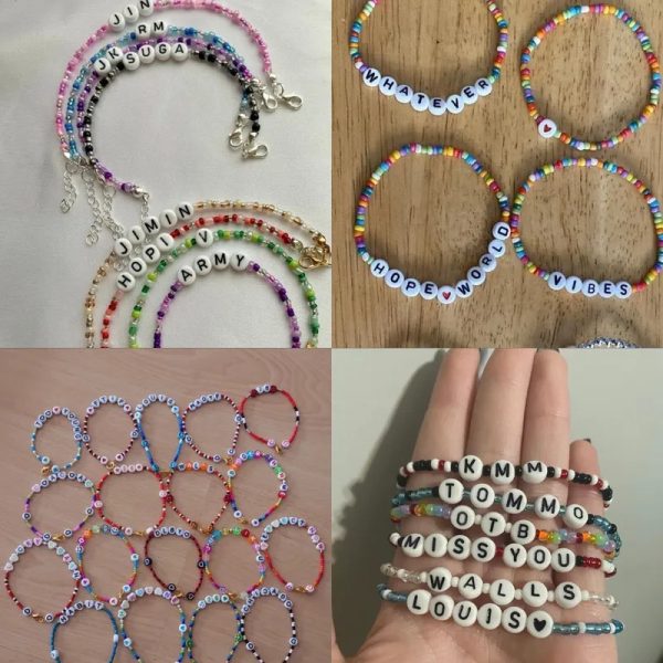 Pulseras con letras