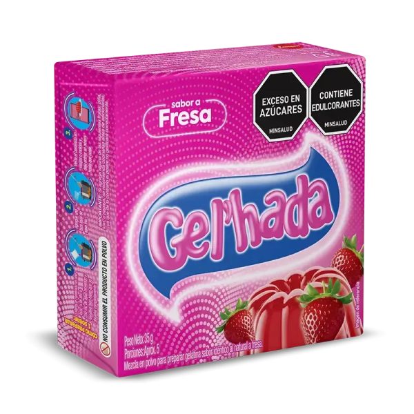 Gelatina sabor Fresa 