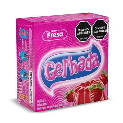 Gelatina sabor Fresa 
