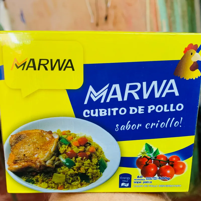 Cubitos sabor a pollo 60 unidades