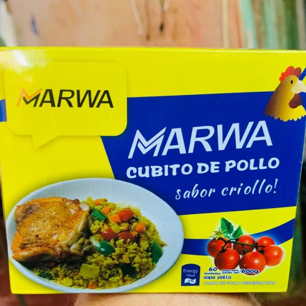 Cubitos sabor a pollo 60 unidades