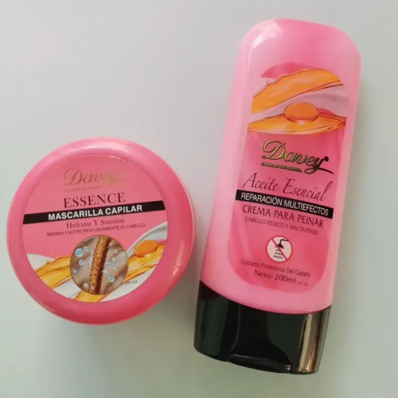 Mascarilla capilar y crema de peinar