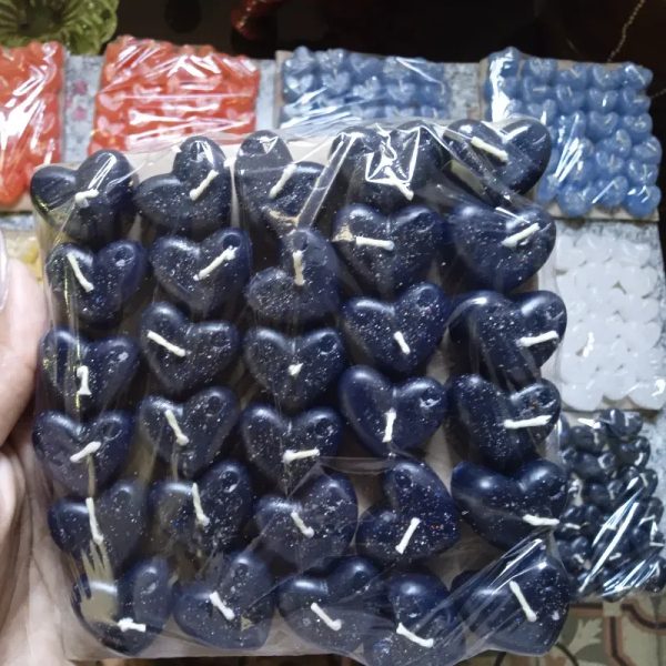 Paquete de 30 velitas pequeñas de corazones