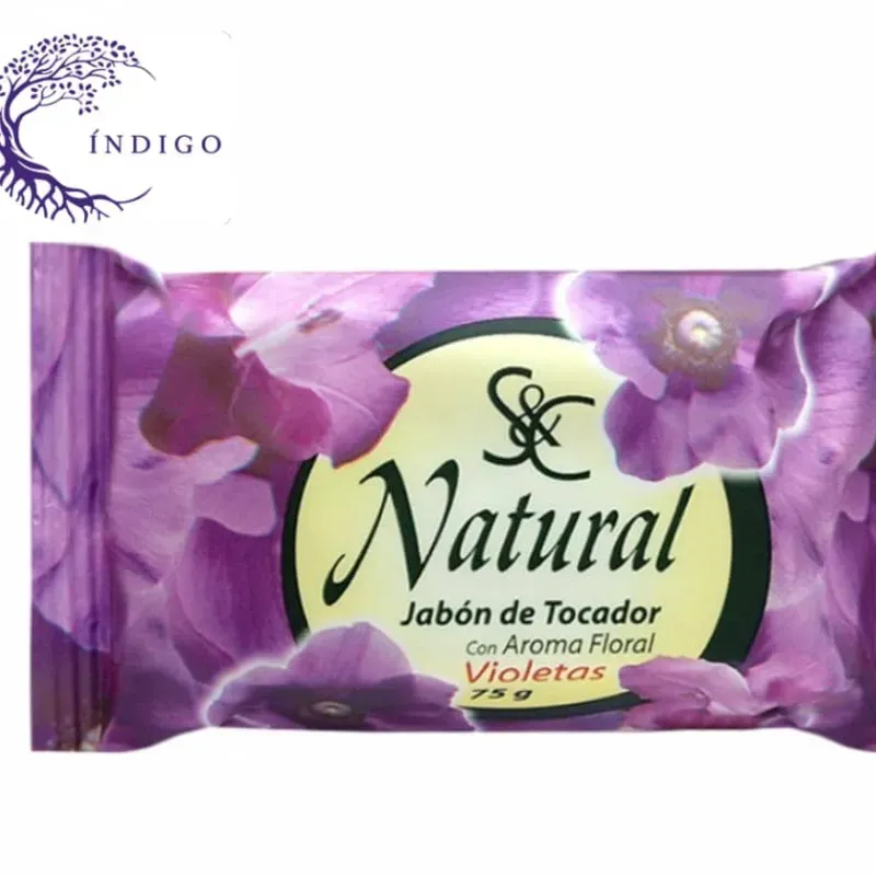 Jabon Natural de Violeta 75 g.
