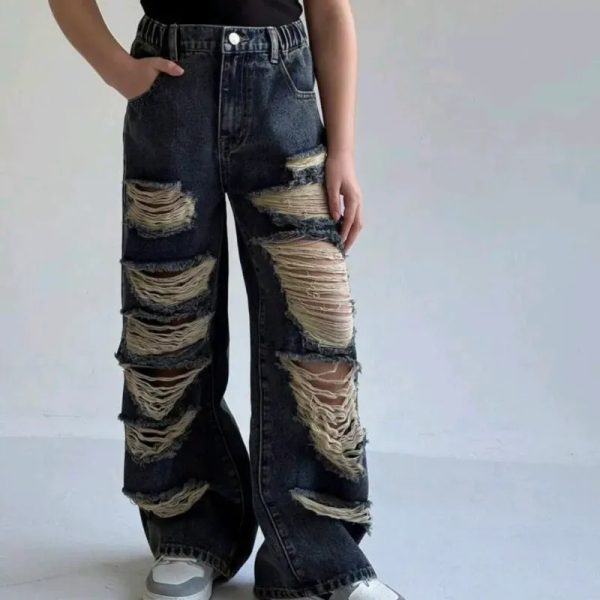 Jeans vaquero d pierna ancha