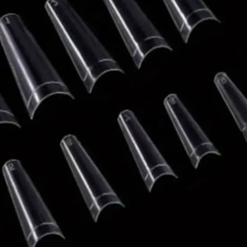 AI1>Uñas Coffin Transparente 500u