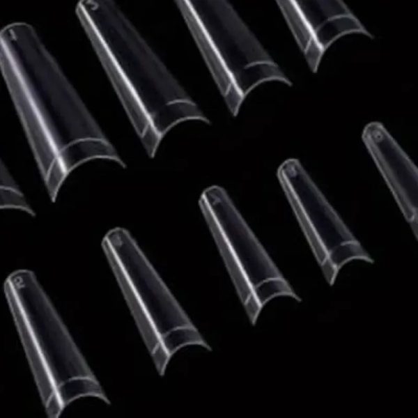 AI1>Uñas Coffin Transparente 500u