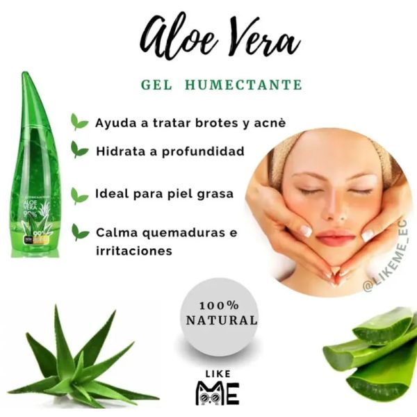 Gel humectante de Aloe de Vera