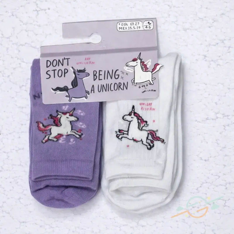 Pack 2 medias unicornio LEFTIES #0002