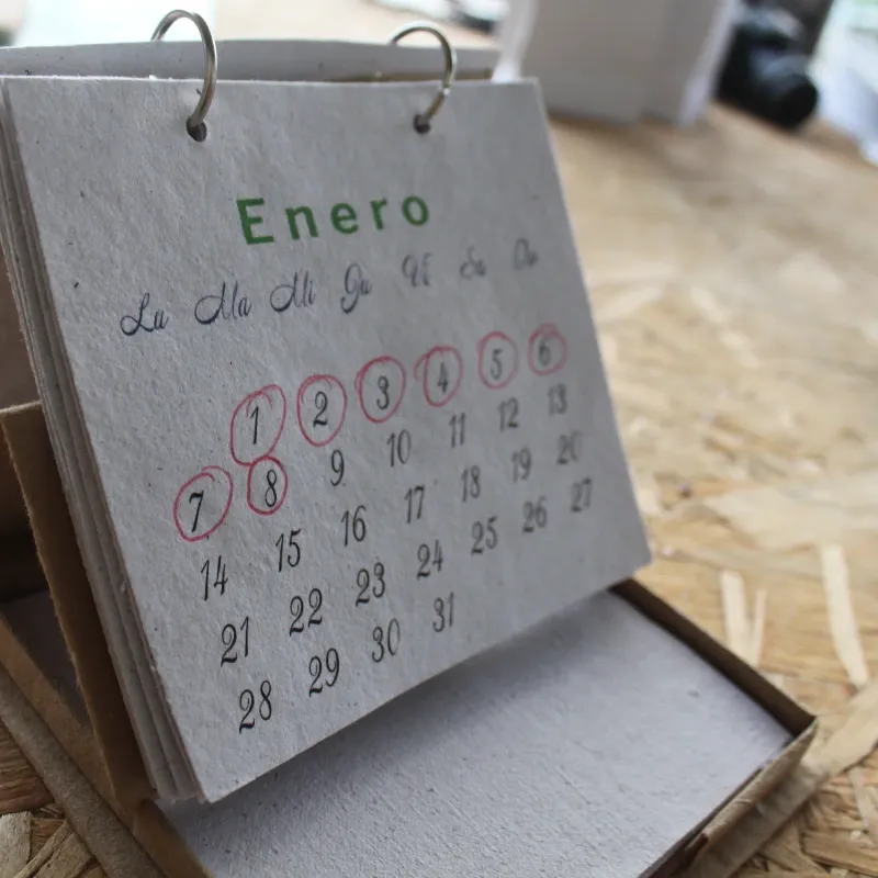 Calendario 2026 de escritorio Personalizado
