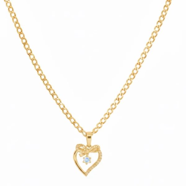 Cadena con dije de corazón
