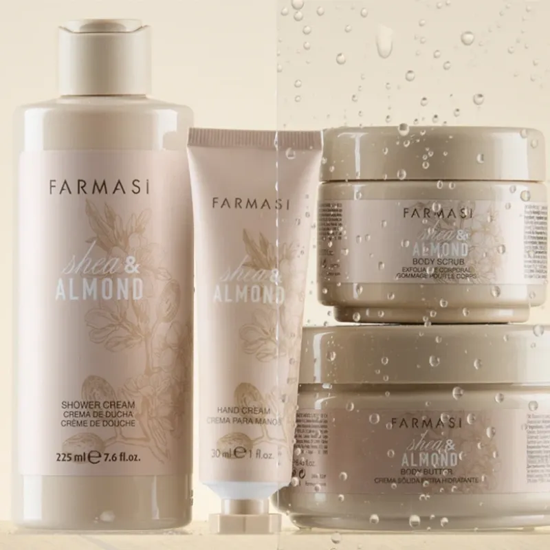 Conjunto de cuerpo de manteca de karité y almendra