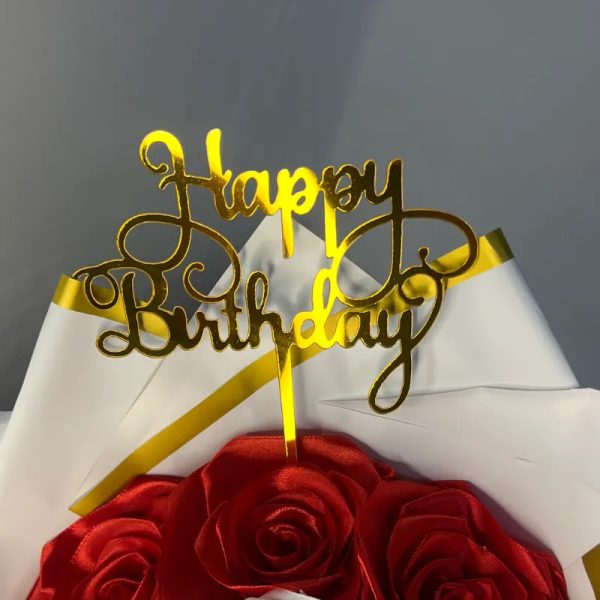 Topper “Happy Birthday”