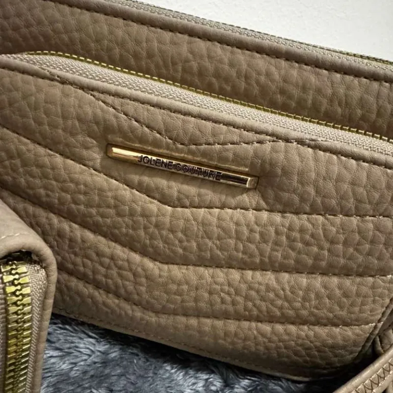 Cartera beige